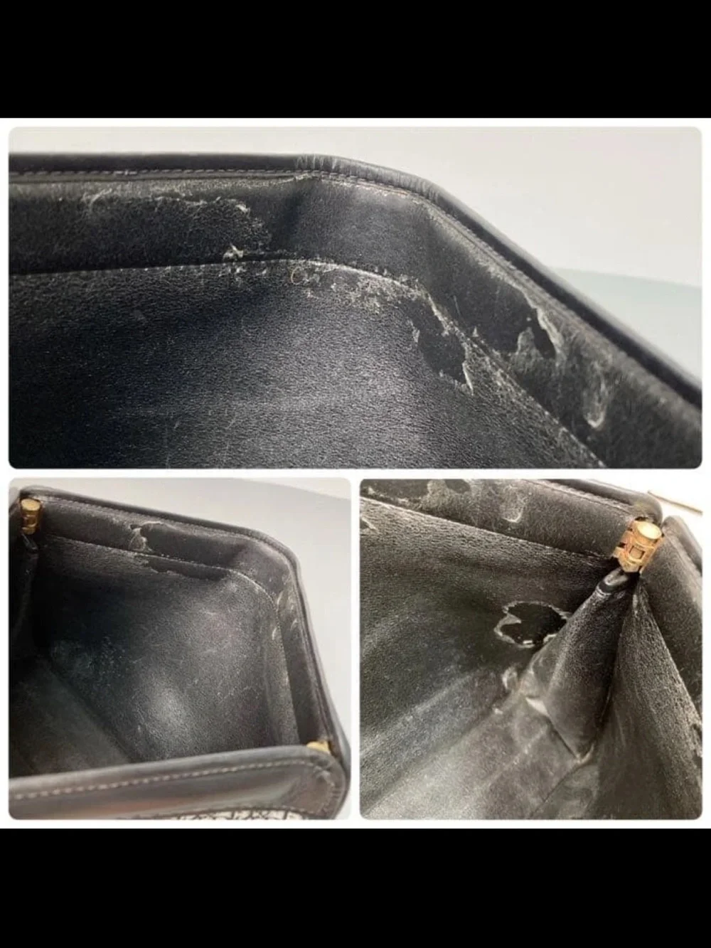 Dior Black and Cream Monogram Clutch with CD Turnlock